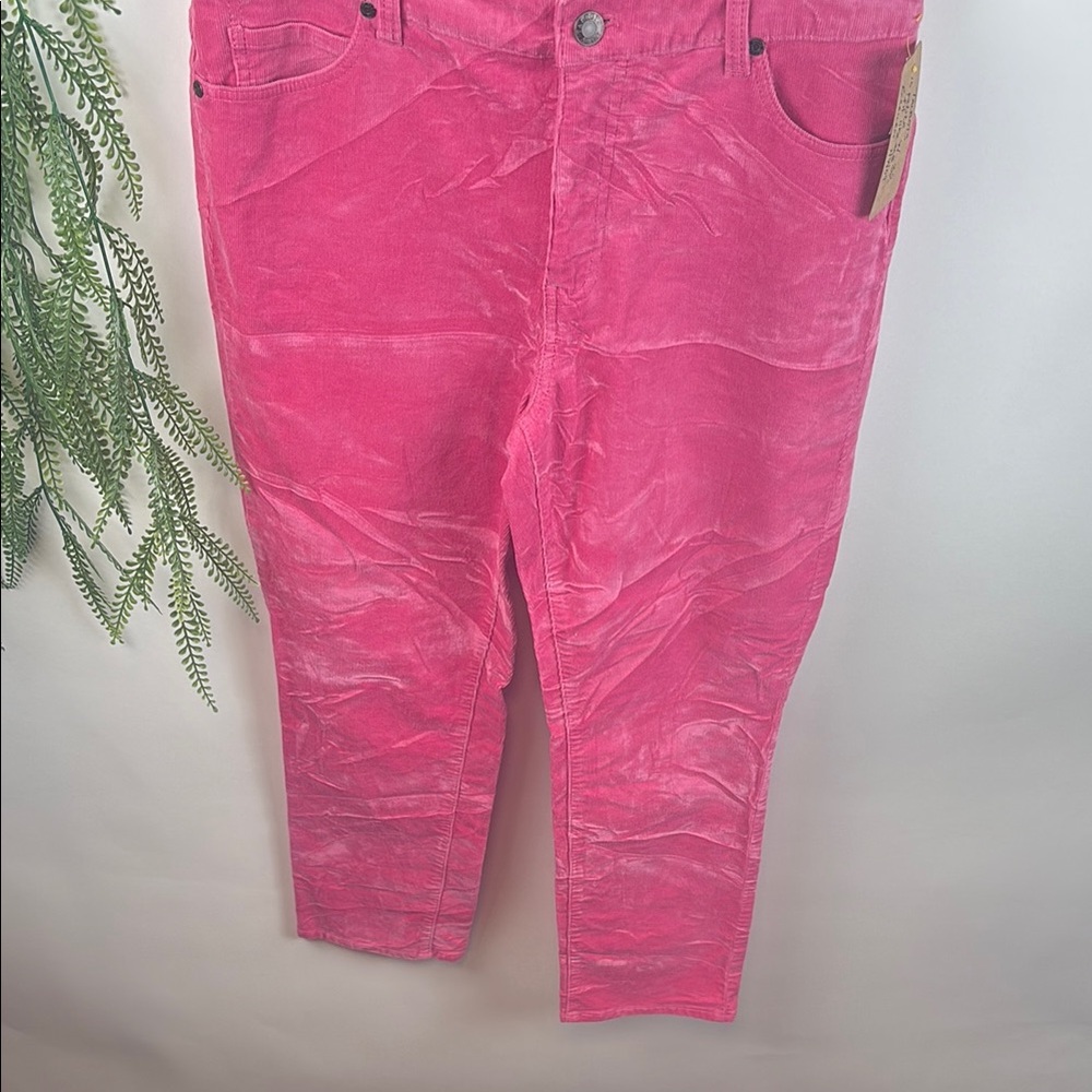 Talbots Vibrant Pink Straight Leg Pants. ( ref T 400)